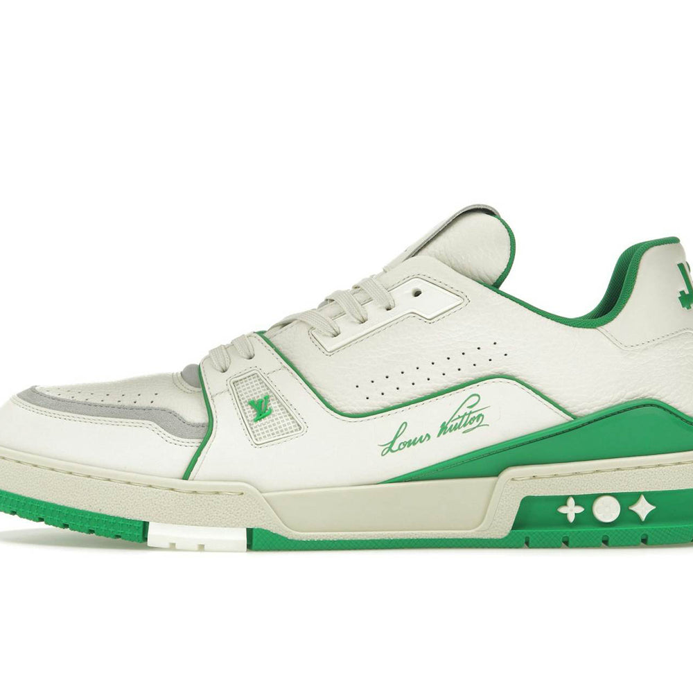 Louis Vuitton Trainer #54 Signature White Green