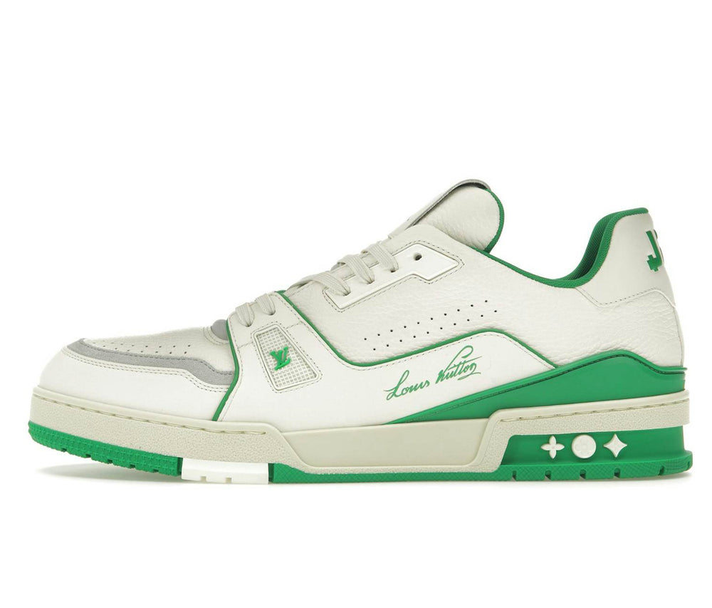 Louis Vuitton Trainer #54 Signature White Green