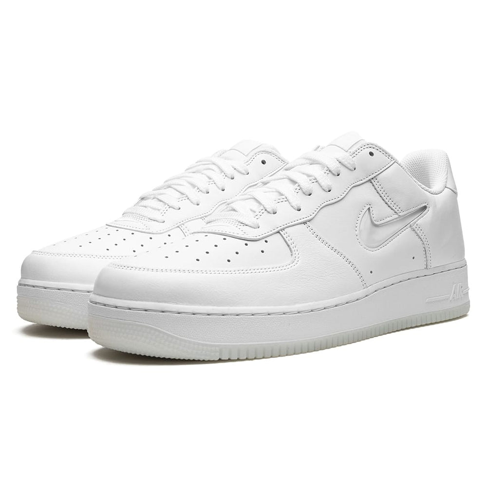 Nike Air Force 1 Low Color of the Month Jewel Swoosh Triple White