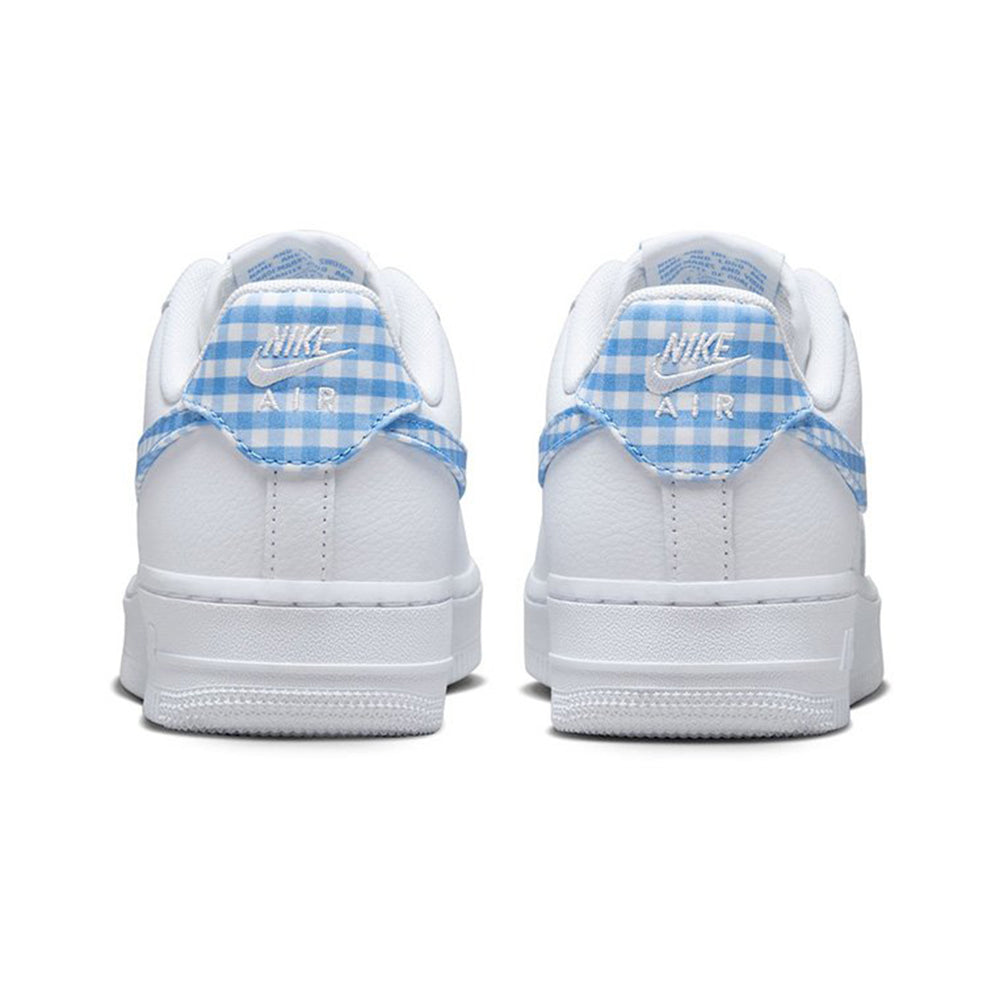 
                      
                        Nike Air Force 1 Low Essential White University Blue Gingham
                      
                    