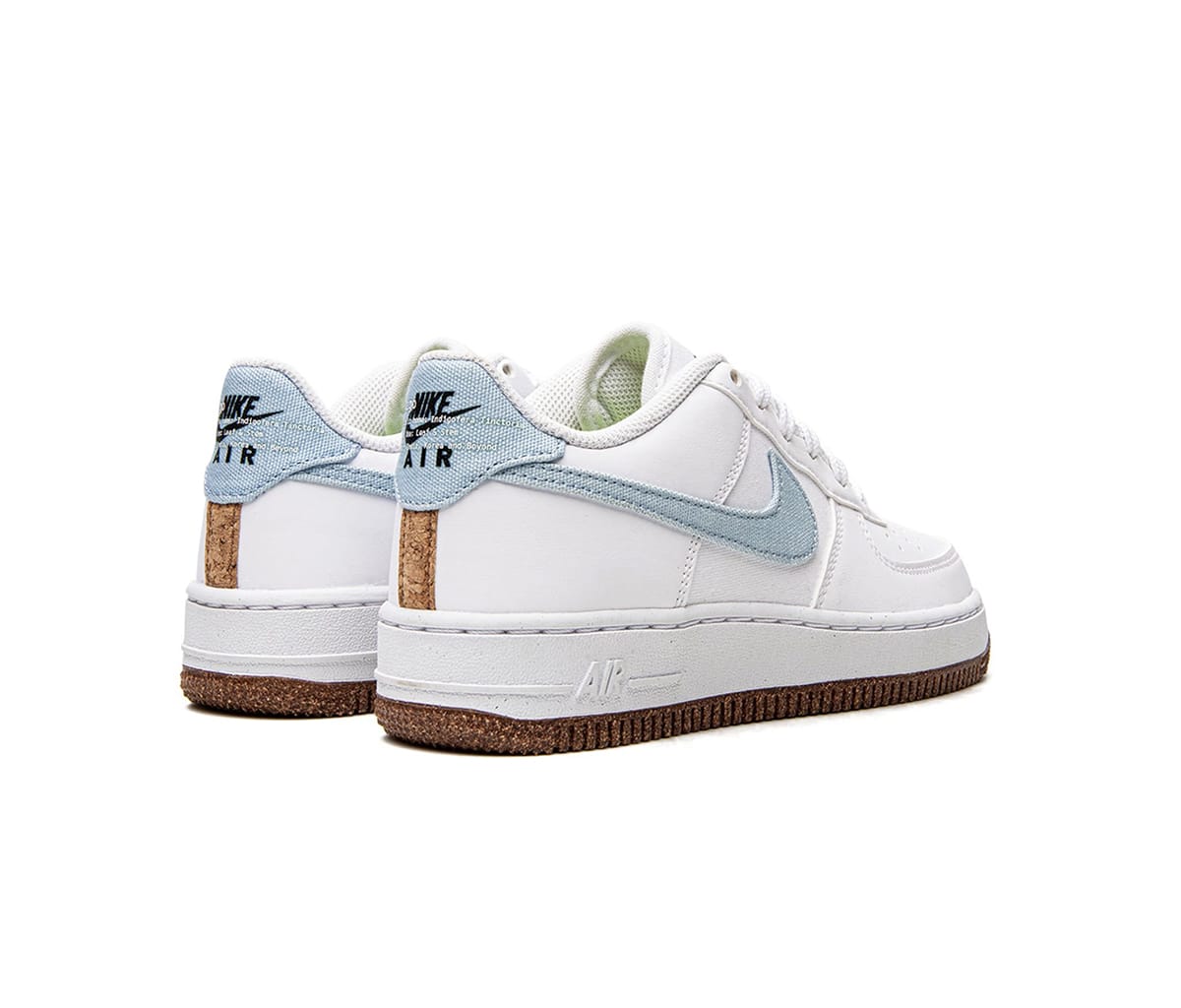 Nike Air Force 1 Low Indigo Canvas Cork White – Section Store