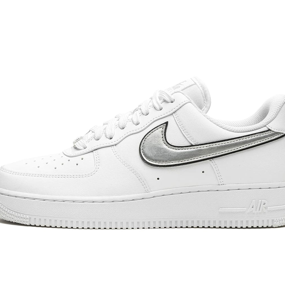 Nike Air Force 1 Low White Metallic Silver Black (W)