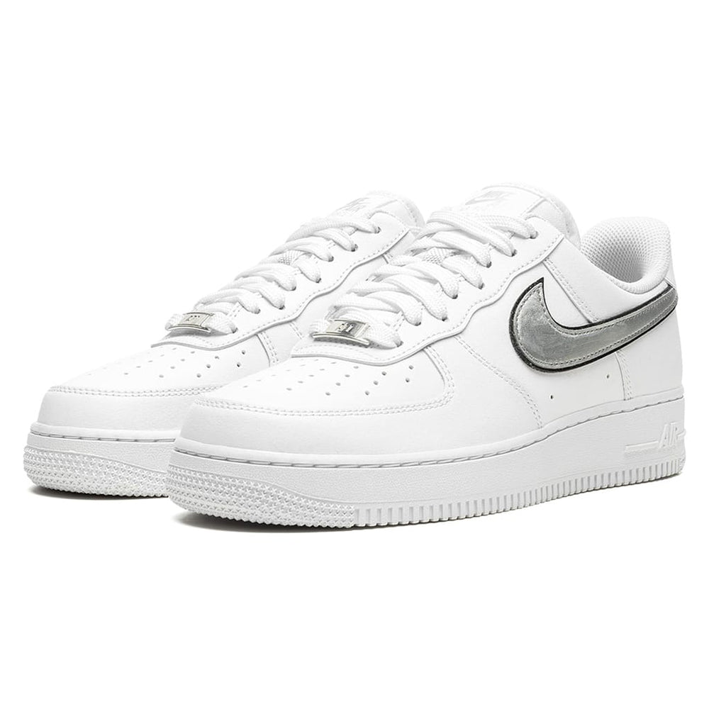 Nike Air Force 1 Low White Metallic Silver Black (W)