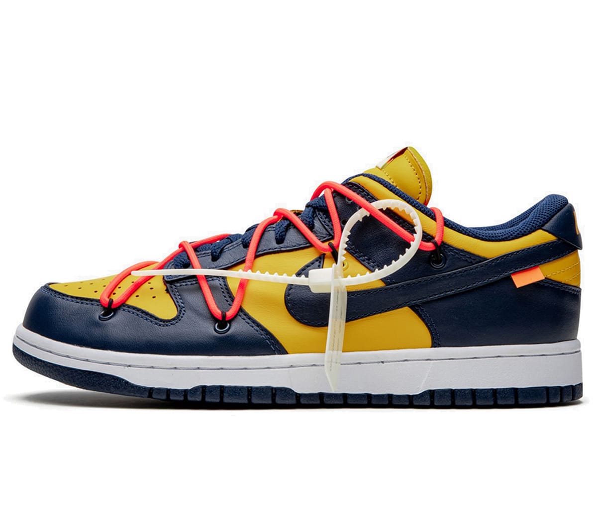 Nike Dunk Low Off-White University Gold Midnight Navy