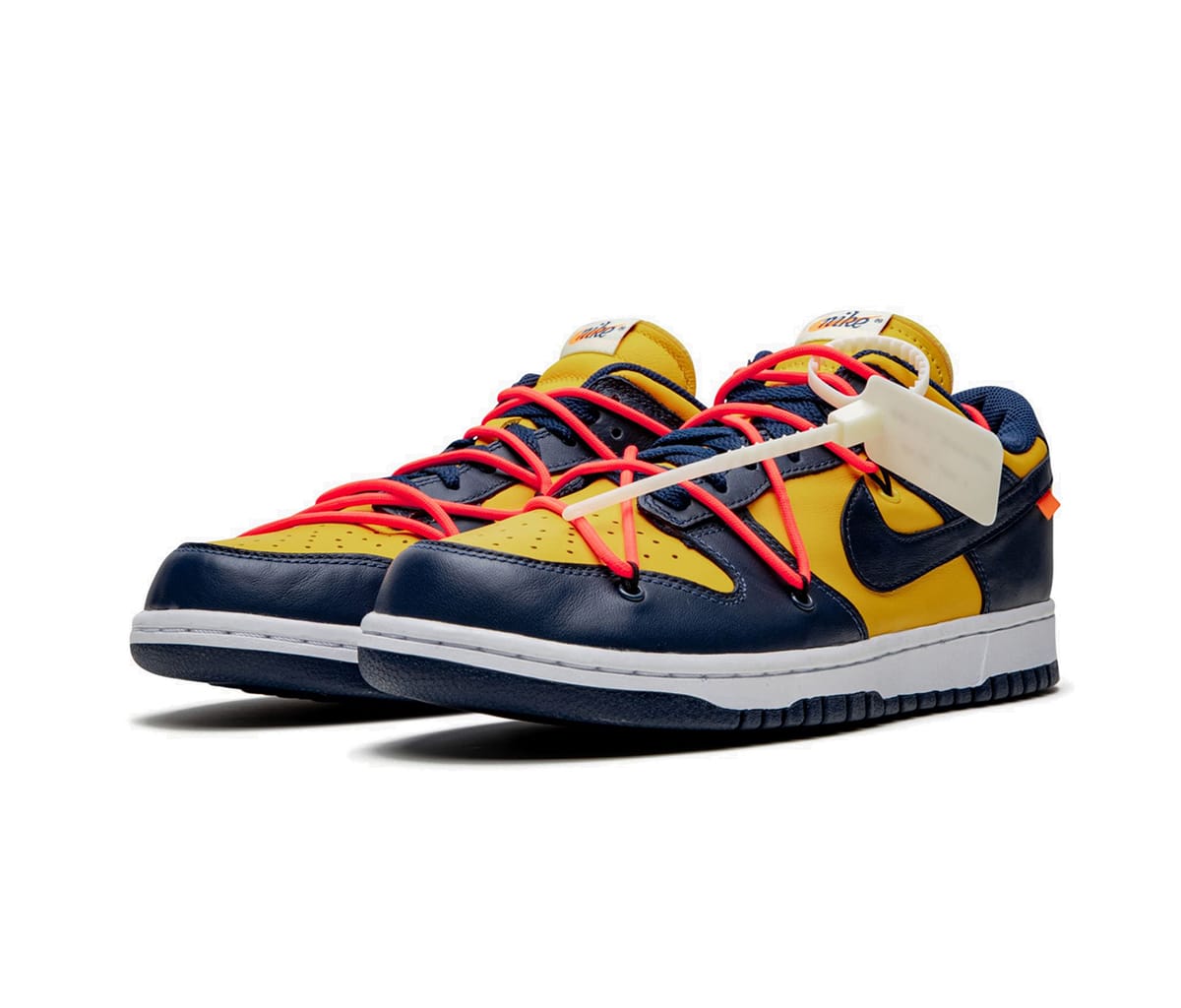 Nike Dunk Low Off-White University Gold Midnight Navy