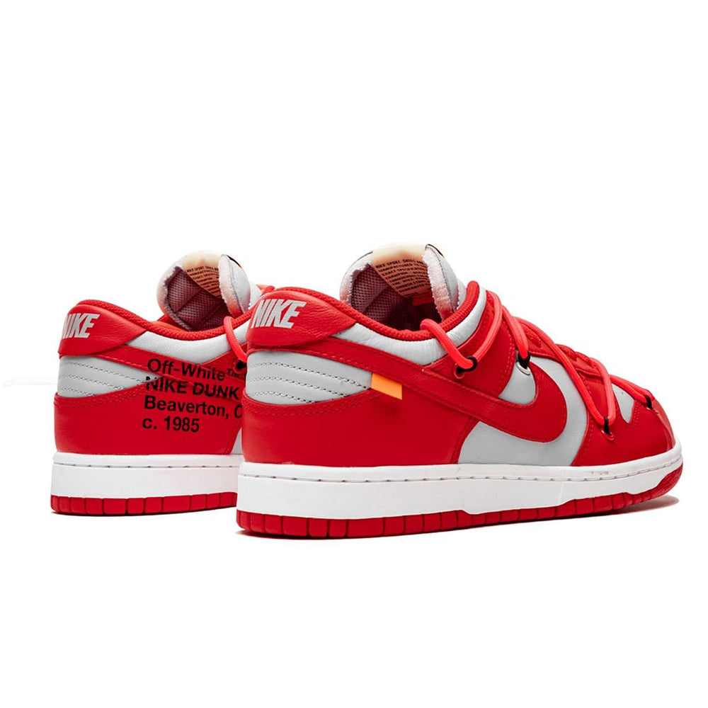 
                      
                        Nike x Off White Dunk Low University Red
                      
                    