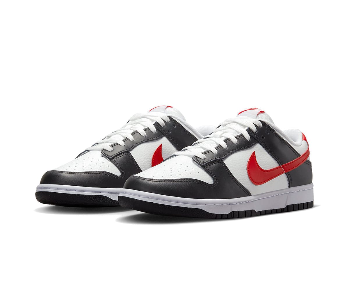 Nike Dunk Low Red Swoosh Panda