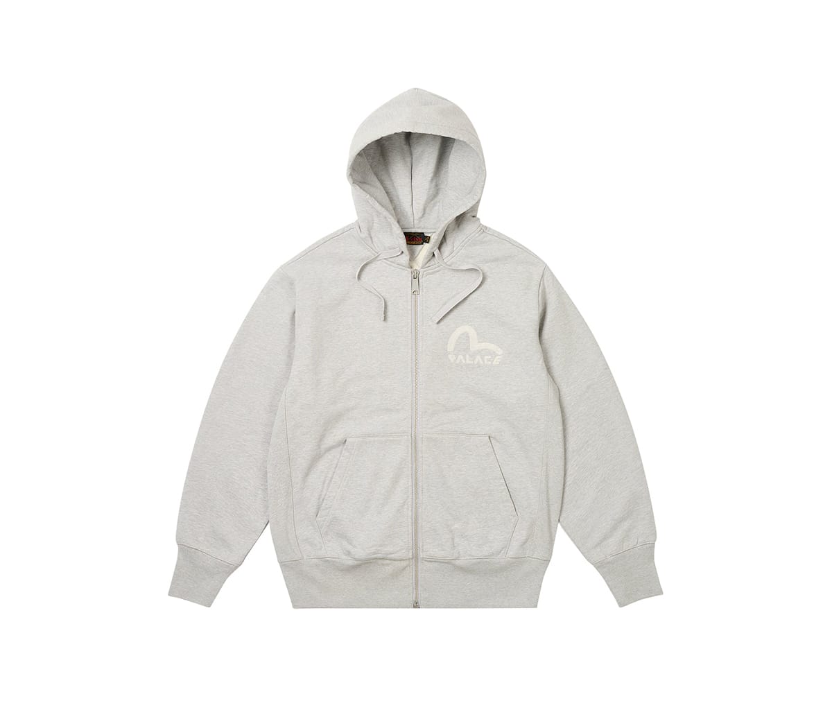 Palace Evisu Zip Hood Gray Marl