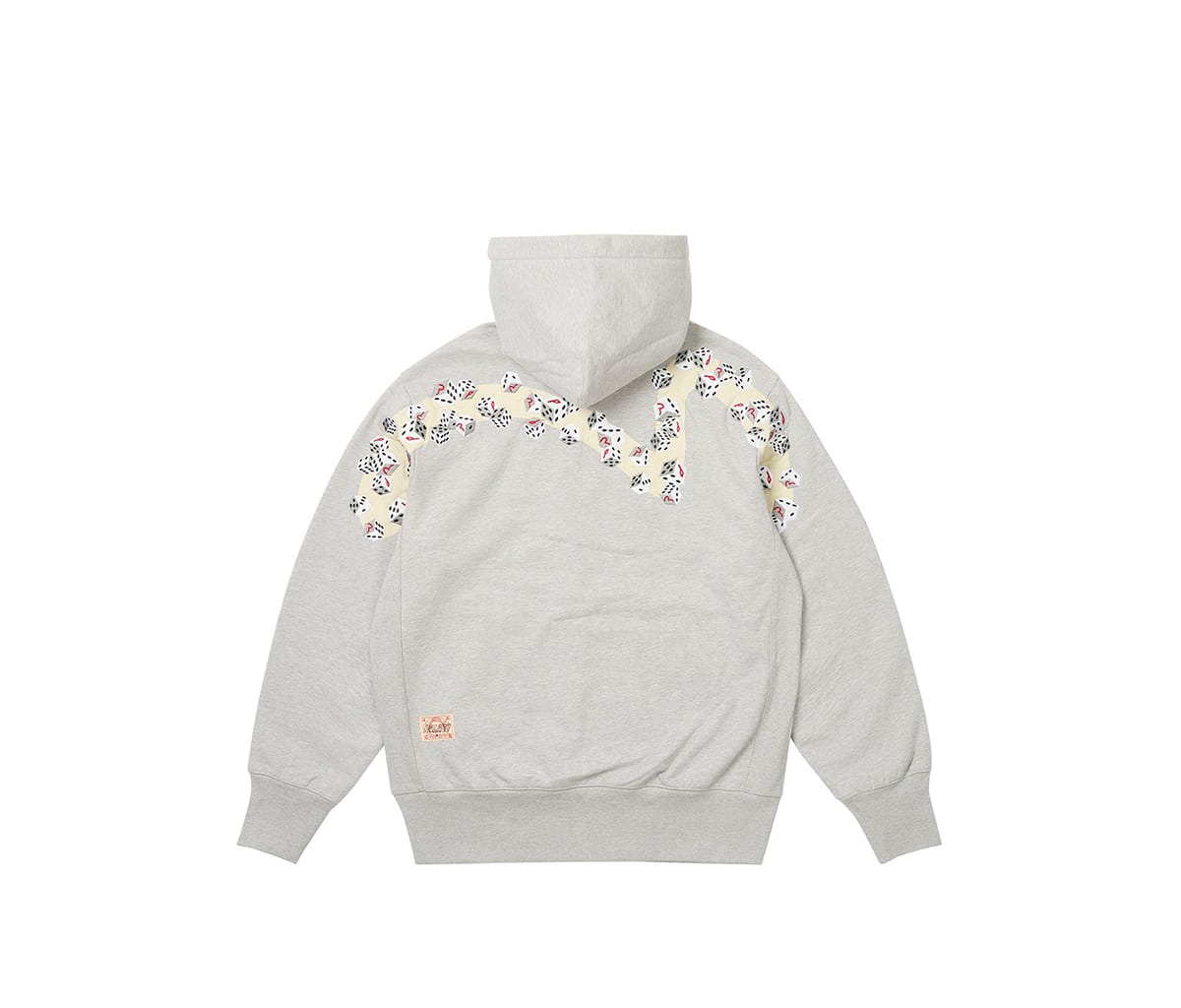 Palace Evisu Zip Hood Grey Marl