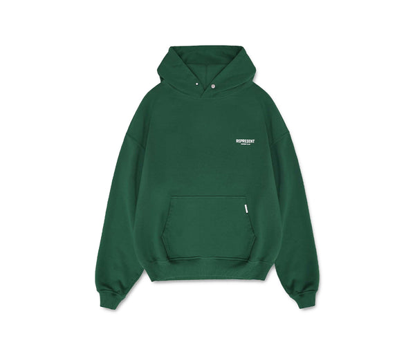 Represent Owners Club Hoodie Racing Green – Represent