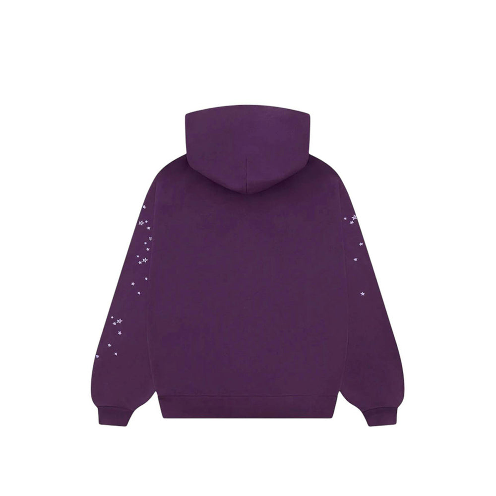 Sp5der Star OG Web V2 Hoodie Purple