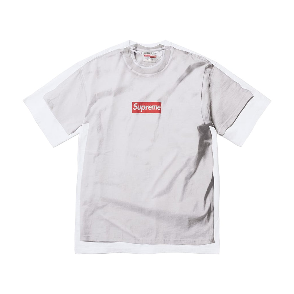 Supreme MM6 Maison Margiela Box Logo Tee White