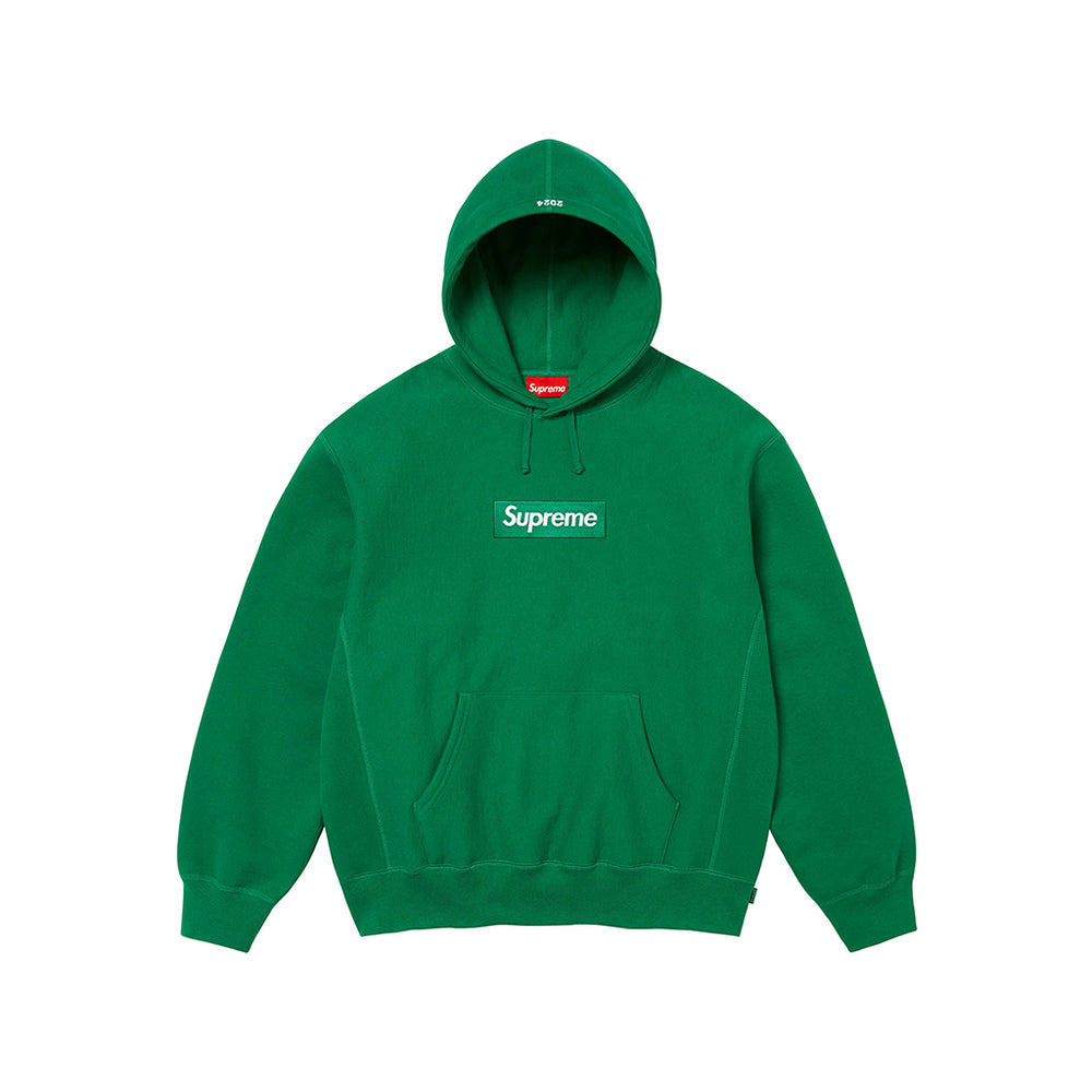 Supreme Box Logo Hooded Sweatshirt Green (FW24)