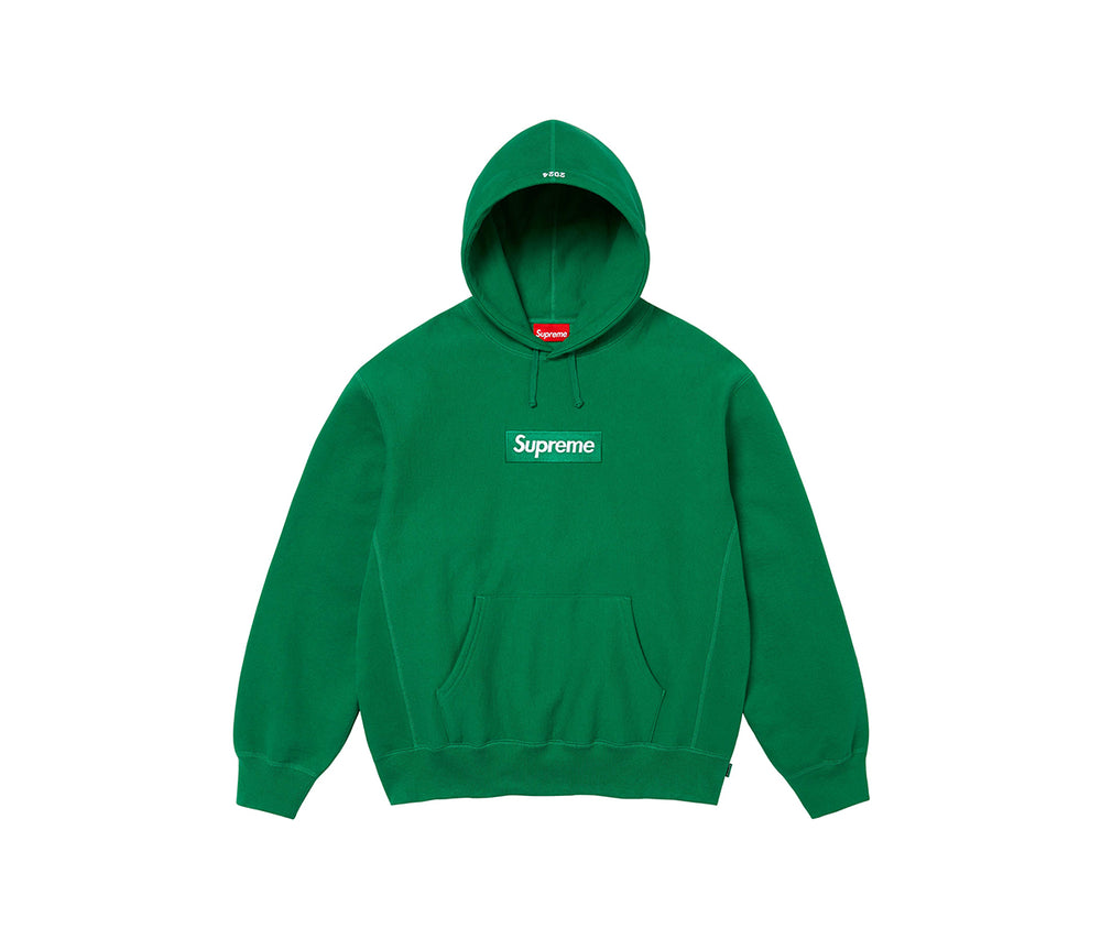 Supreme Box Logo Hooded Sweatshirt Green (FW24)