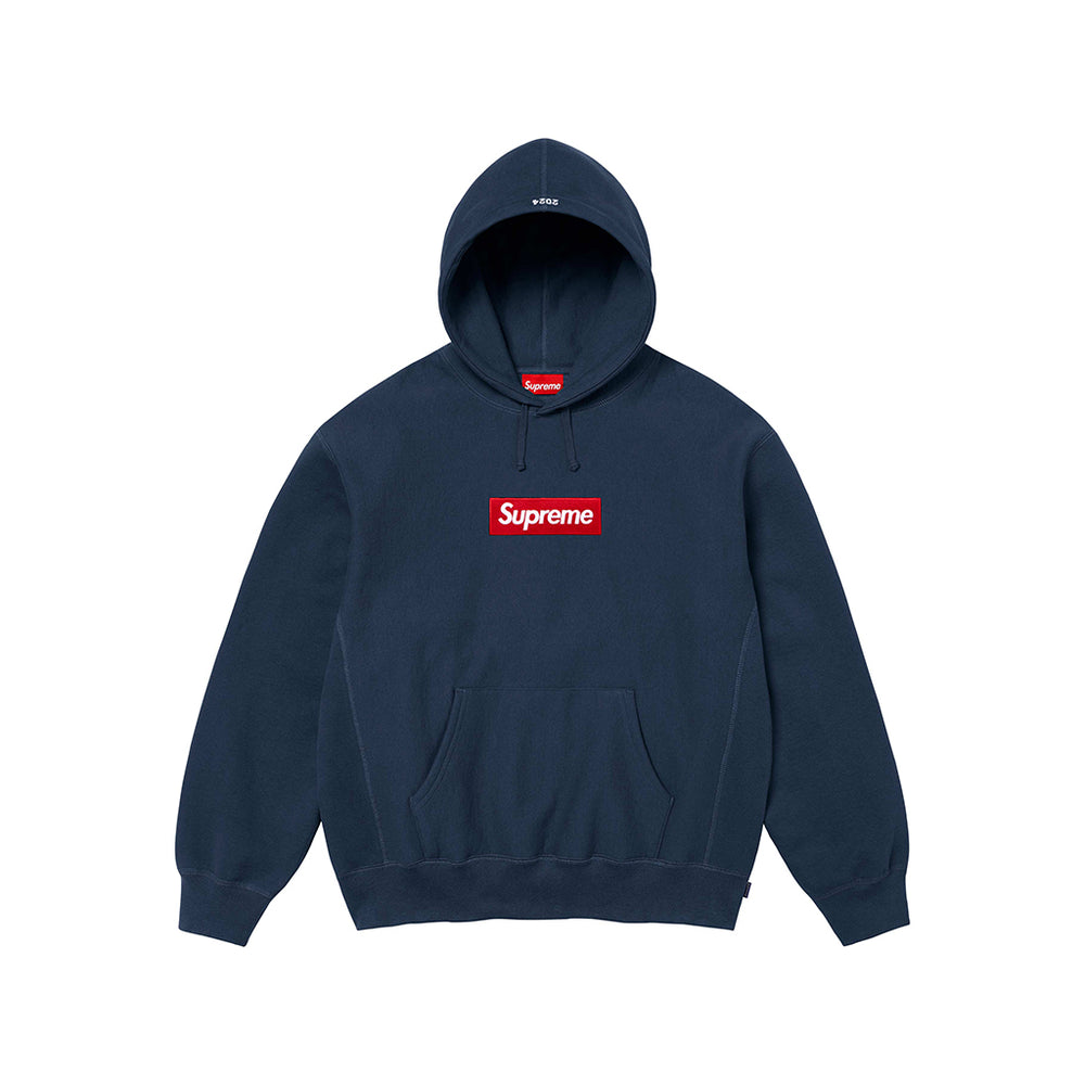 Supreme Box Logo Hooded Sweatshirt Navy (FW24)