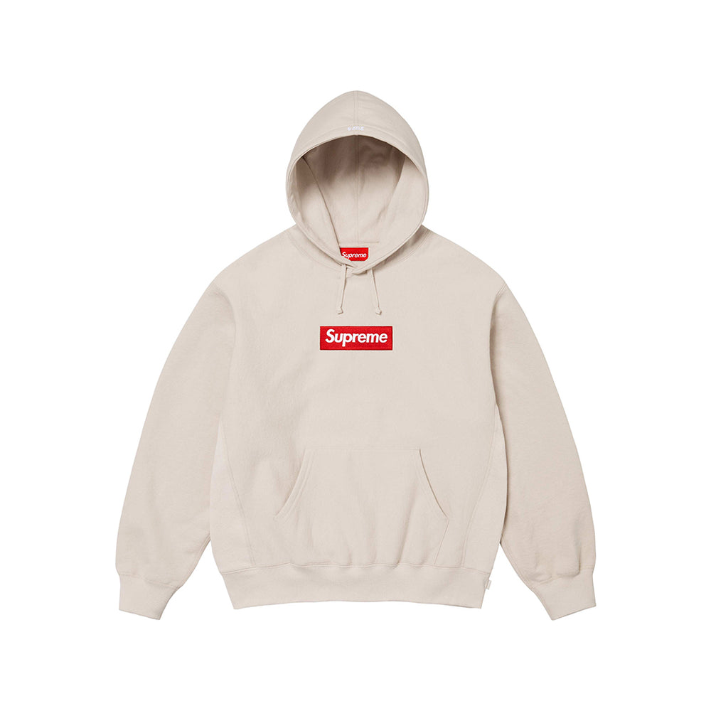 Supreme Box Logo Hooded Sweatshirt Stone (FW24)