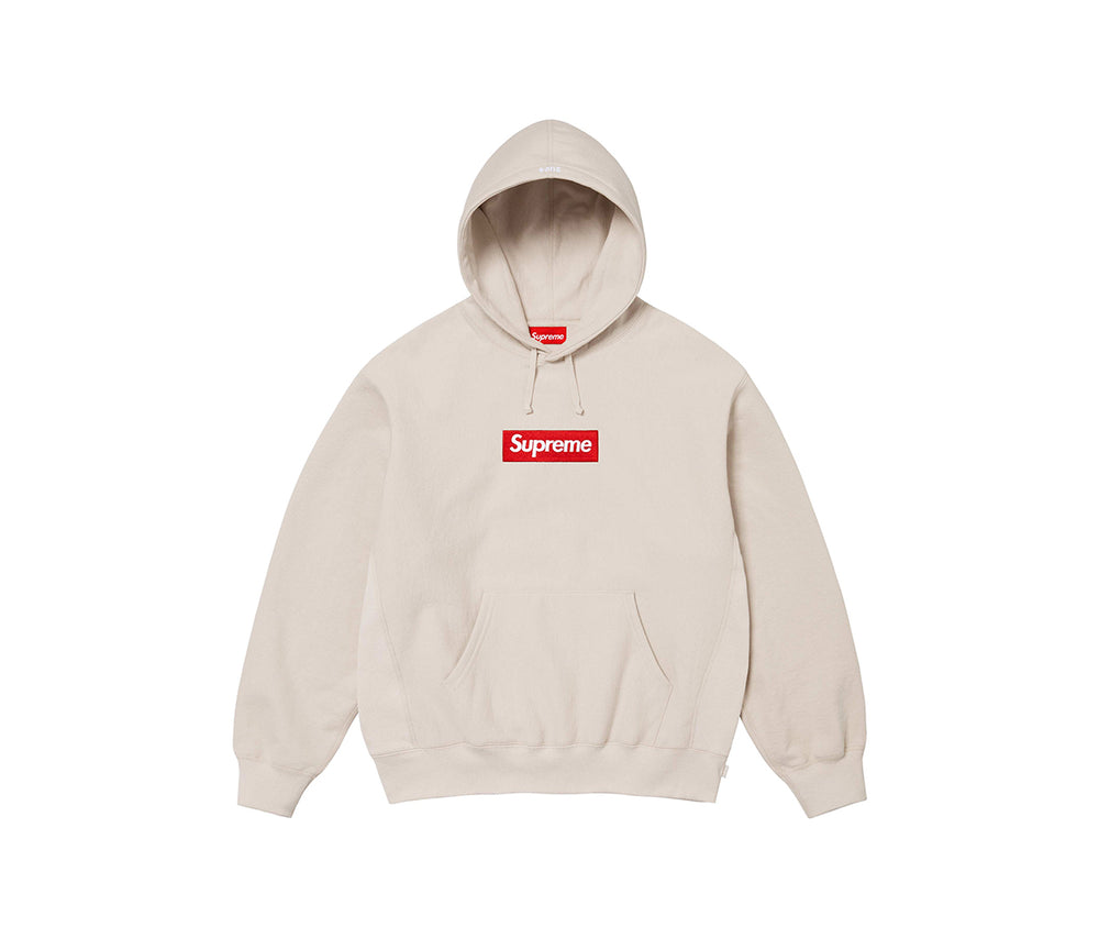 Supreme Box Logo Hooded Sweatshirt Stone (FW24)