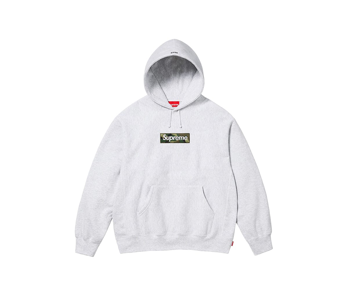 Supreme Box Logo Hooded Sweatshirt Ash Grey