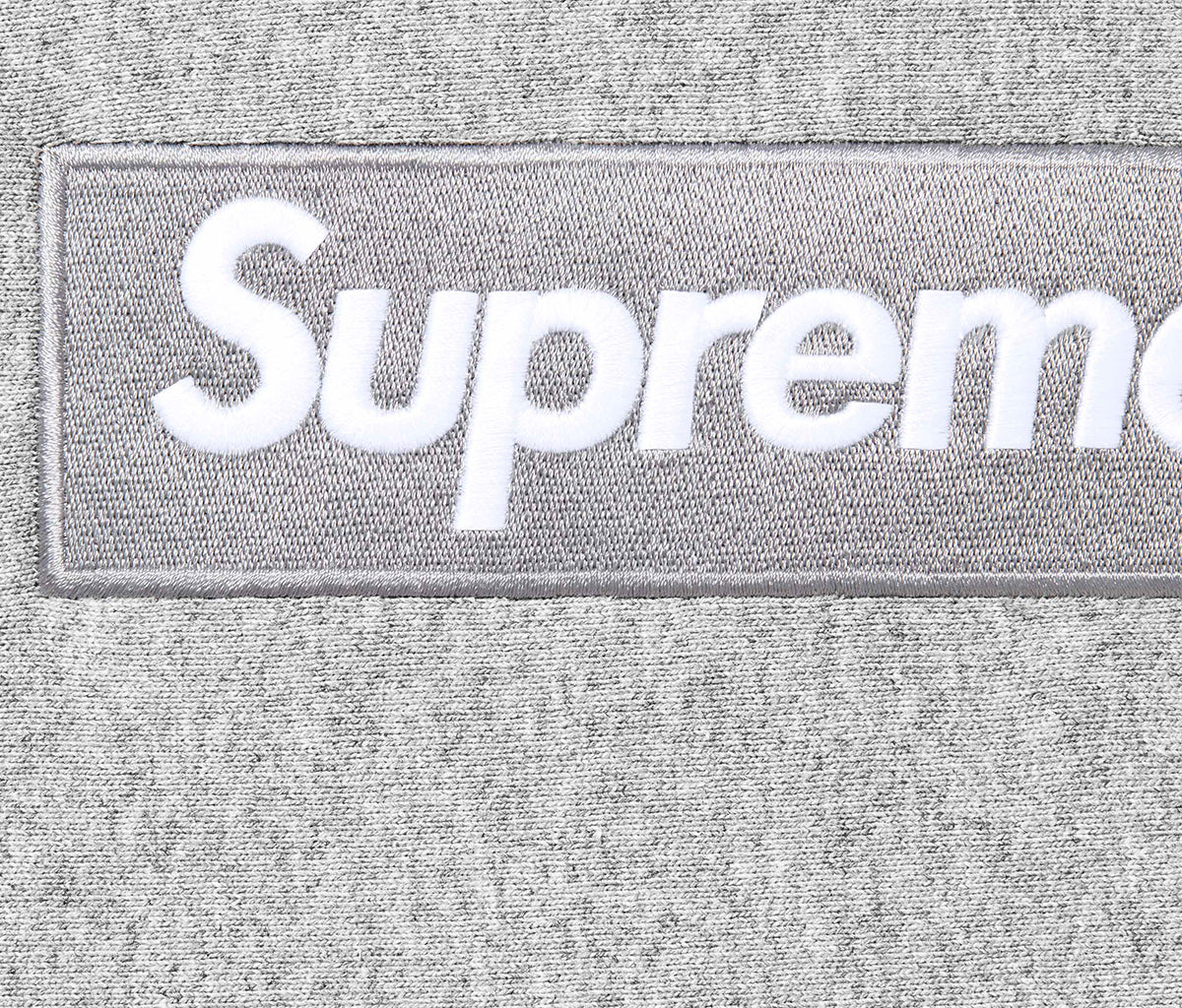 Supreme Box Logo Hooded Sweatshirt Heather Grey (FW24)