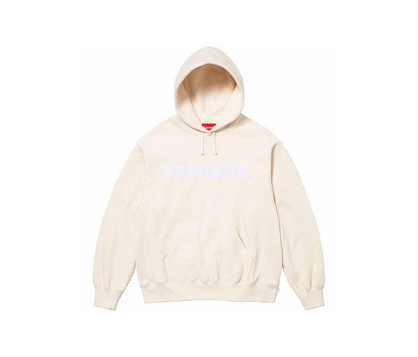 Supreme Collegiate Hooded Sweatshirt Natural – Supreme
