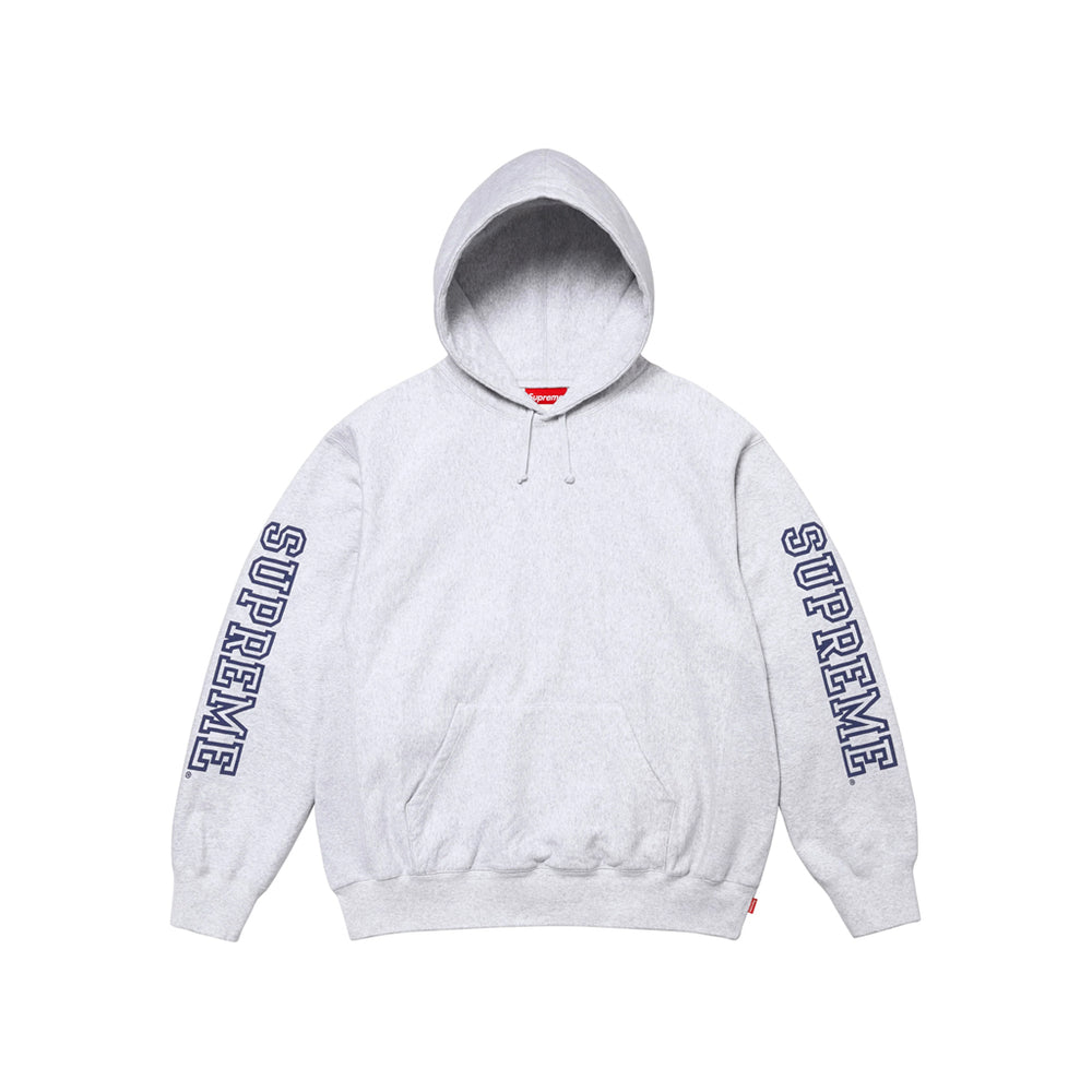 Supreme Collegiate Sleeve Hooded Sweatshirt Ash Grey