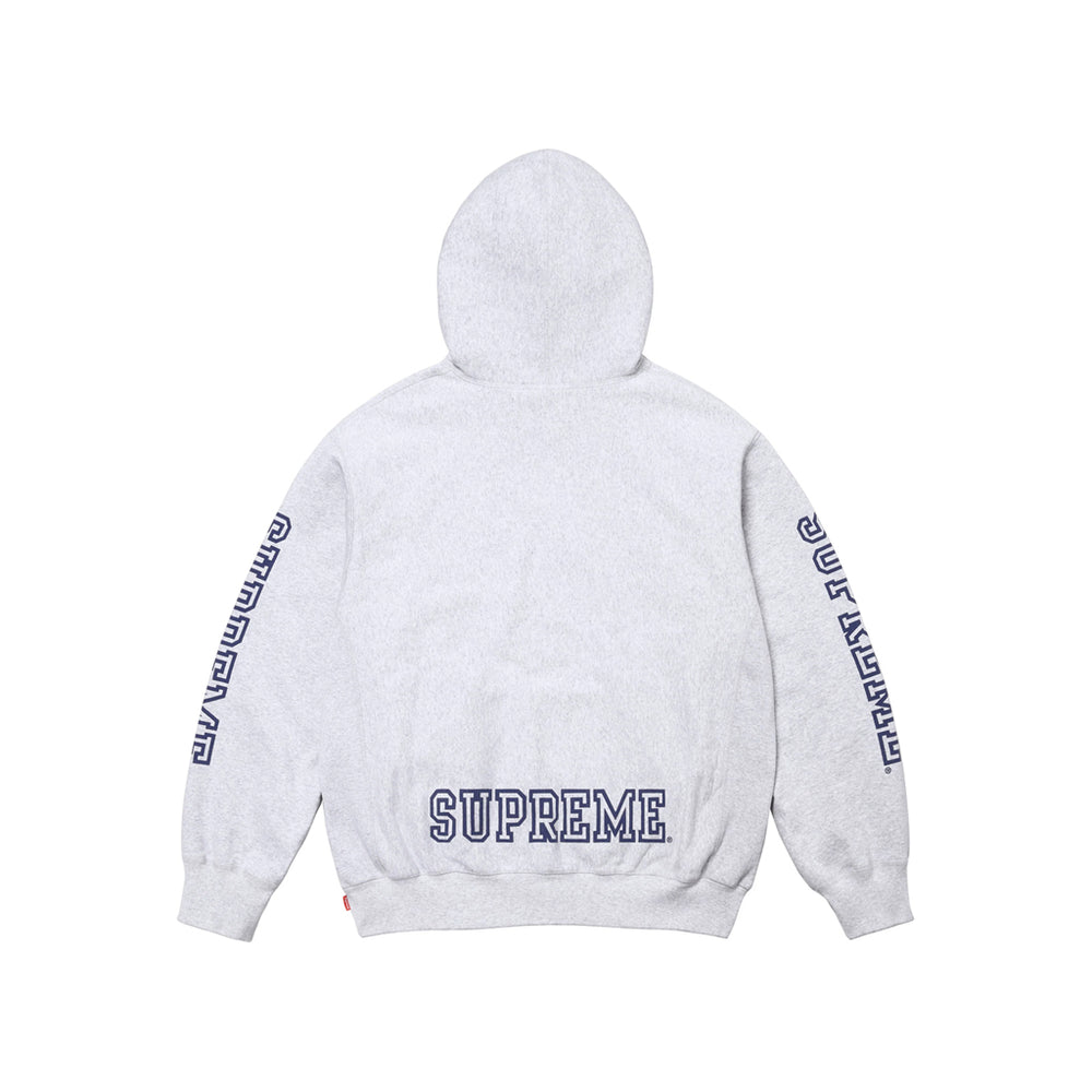 Supreme Collegiate Sleeve Hooded Sweatshirt Ash Grey