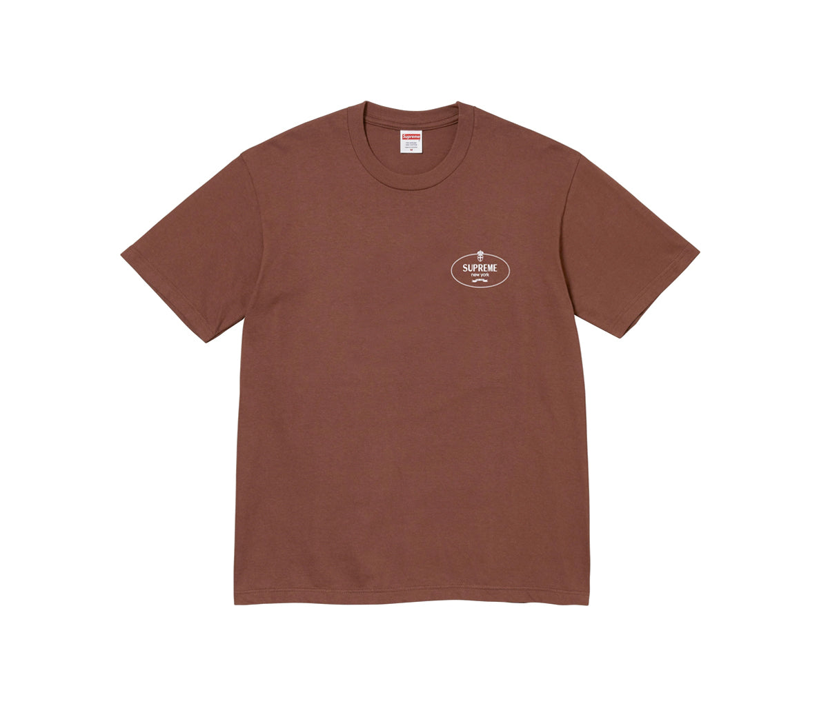 Supreme Crest Tee Brown