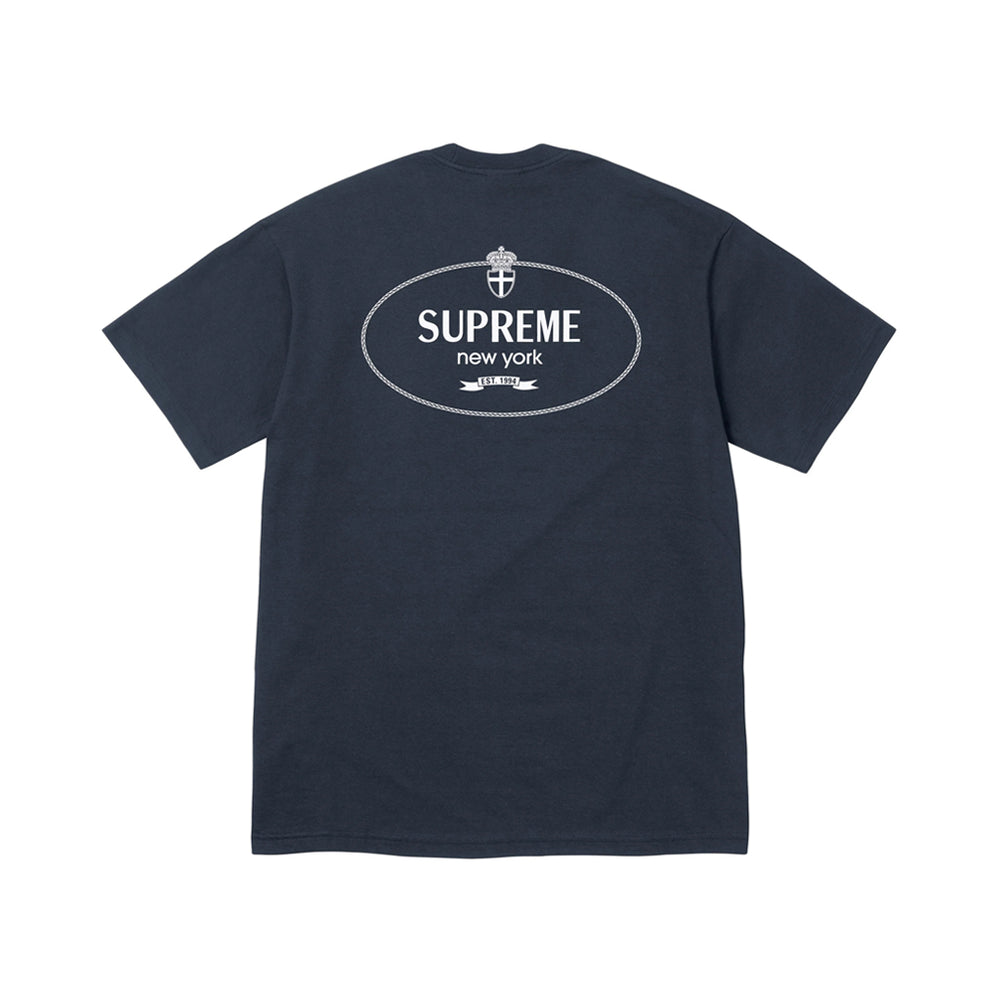 Supreme Crest Tee Navy