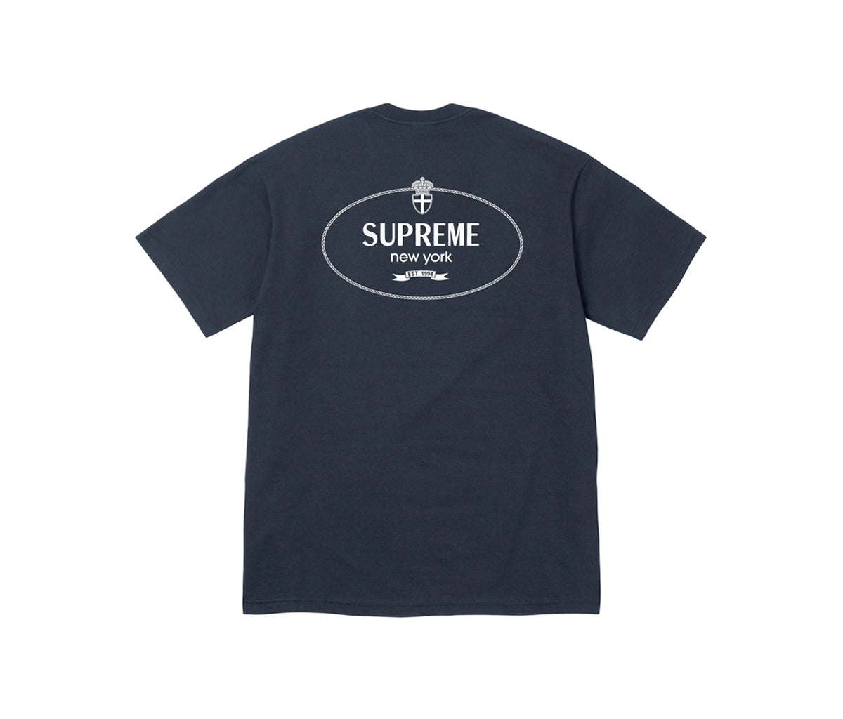 Supreme Crest Tee Navy