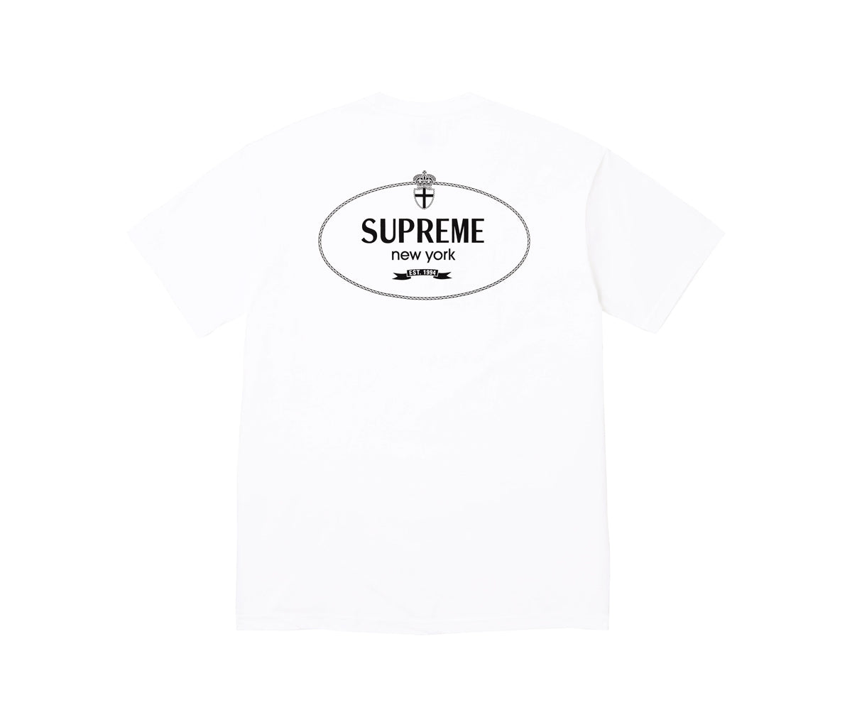 Supreme Crest Tee White