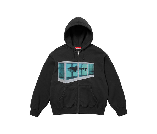 Supreme Damien Hirst Zip Up Hooded Sweatshirt Black – Supreme