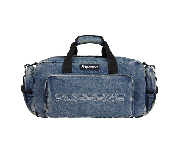 Supreme Denim Duffle Bag Washed Indigo – Supreme