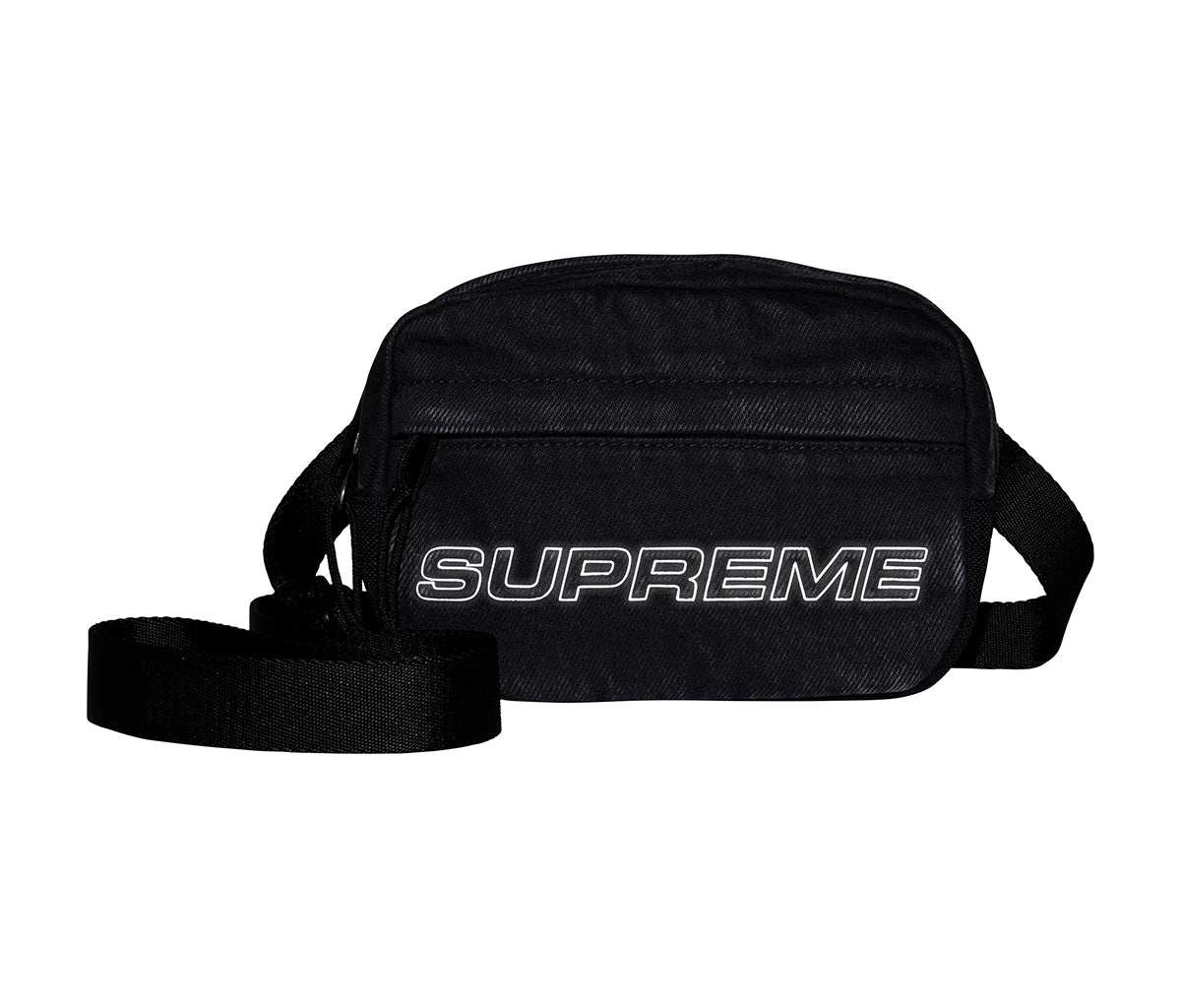 バッグ Supreme 18AW Body Bag Black Supreme Denim Mini Shoulder Bag Black – Section Store