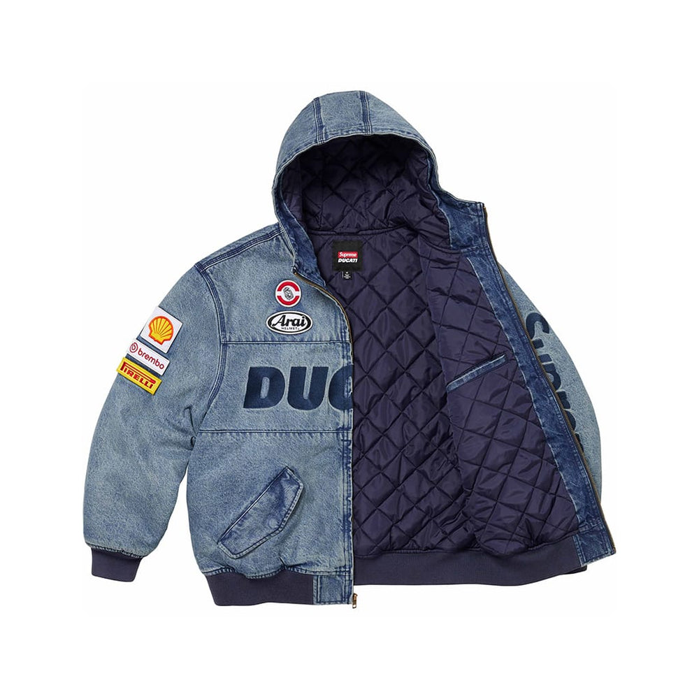 
                      
                        Supreme Ducati Hooded Work Jacket Denim
                      
                    