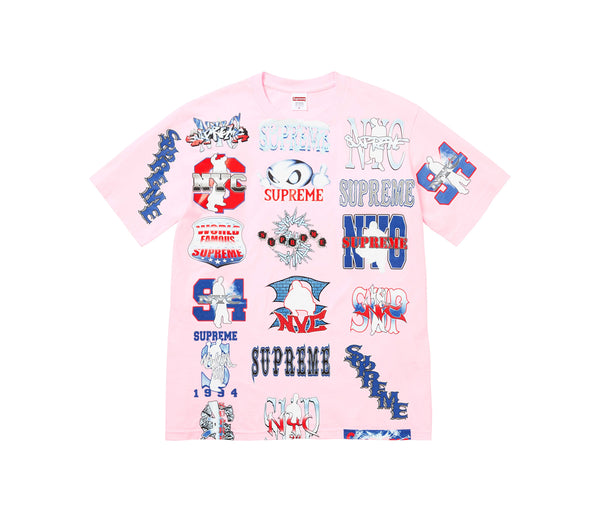 Supreme Flash Tee Light Pink – Supreme