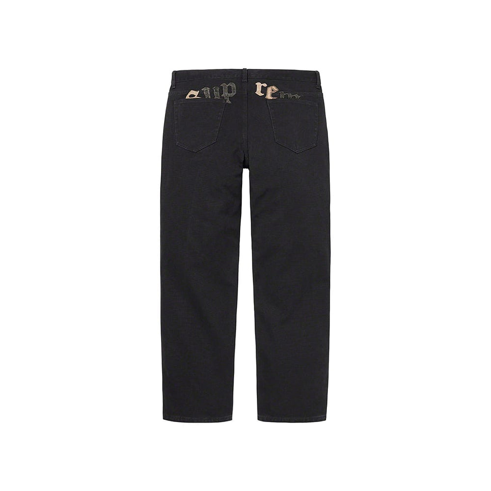 
                      
                        Supreme Great China Wall Canvas 5-Pocket Jean Black
                      
                    