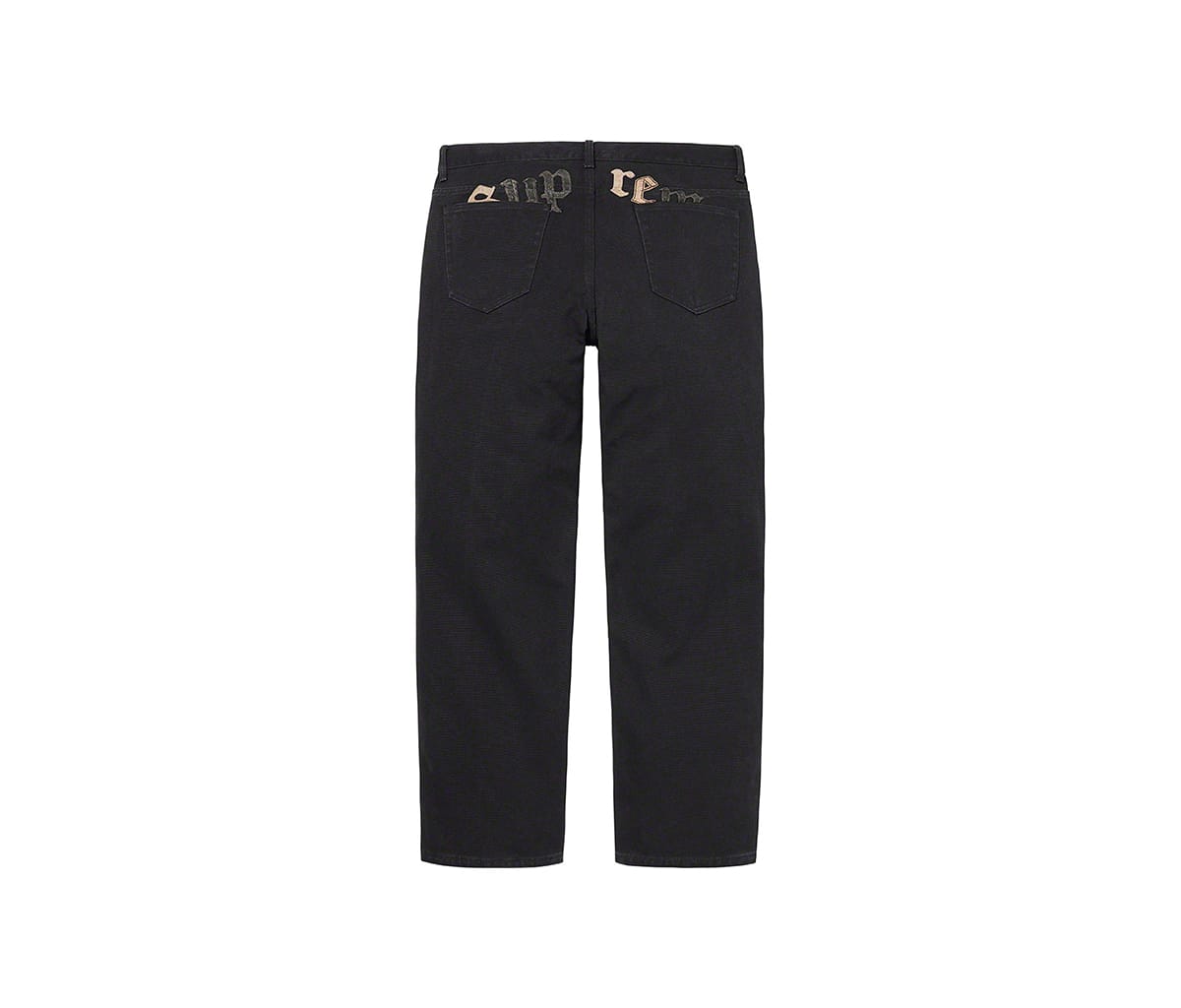 Supreme Great China Wall Canvas 5-Pocket Jean Black