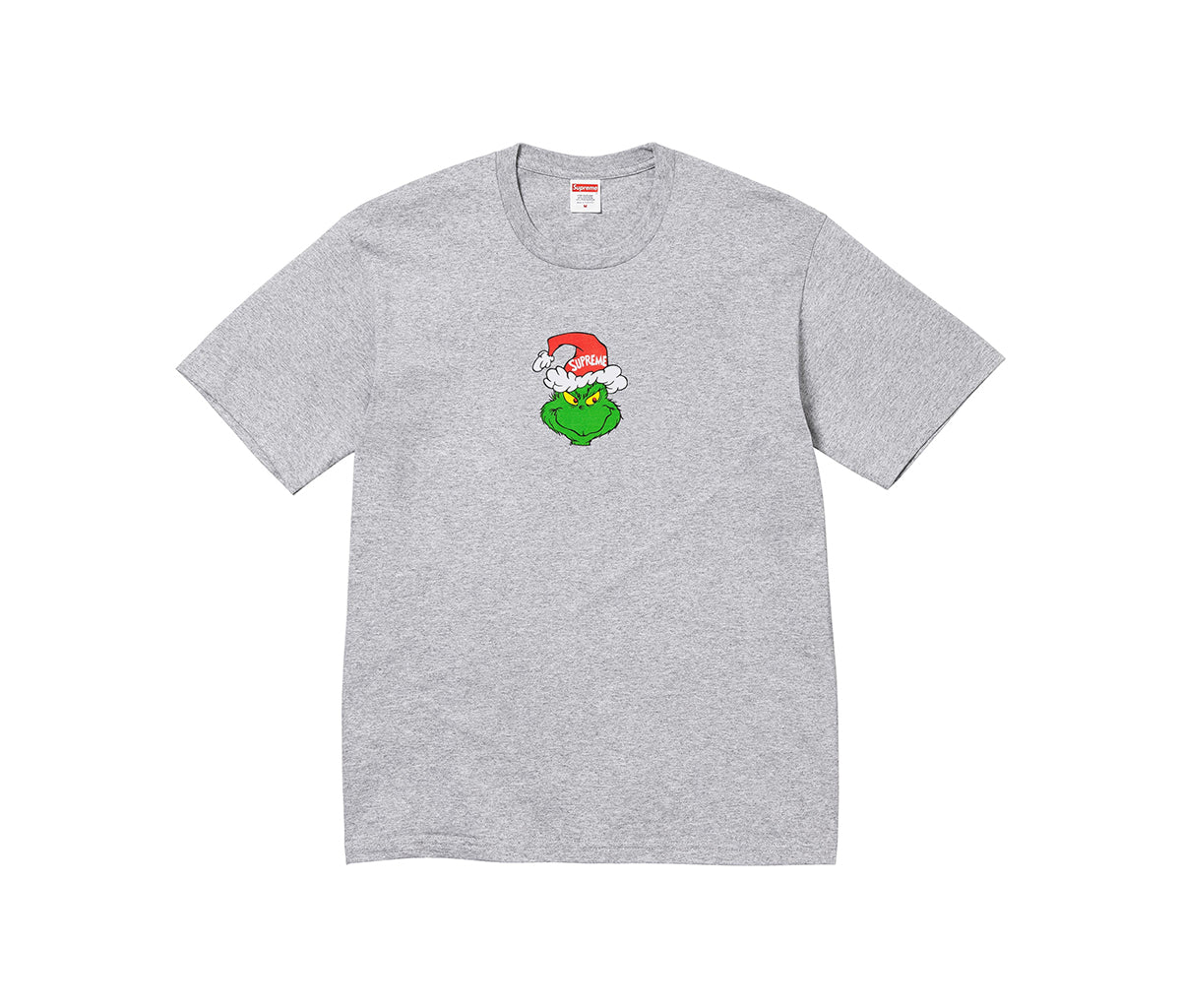 Supreme Grinch Tee Heather Grey