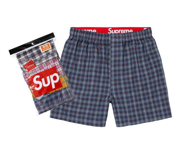 Supreme Hanes Plaid Trenýrky Vícebarevné (4ks) – Supreme