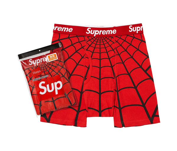 Supreme Hanes Spider-Man Trenýrky Červené (2ks) – Supreme