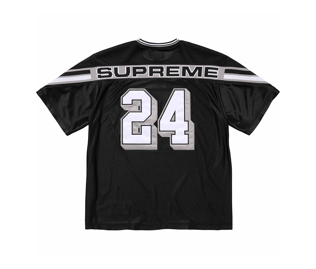 Supreme Jacquard Rib Football Jersey Black