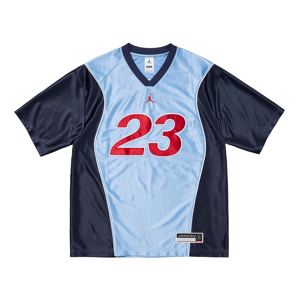 Supreme Jordan Warm Up Jersey Light Blue