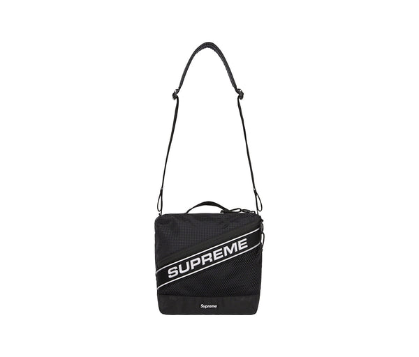 Supreme Logo Shoulder Bag Black – Supreme