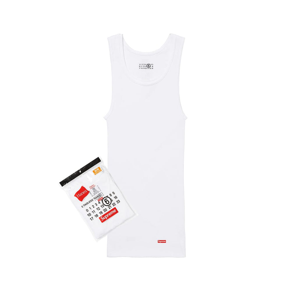 
                      
                        Supreme MM6 Maison Margiela Hanes Tagless Tank Top White
                      
                    