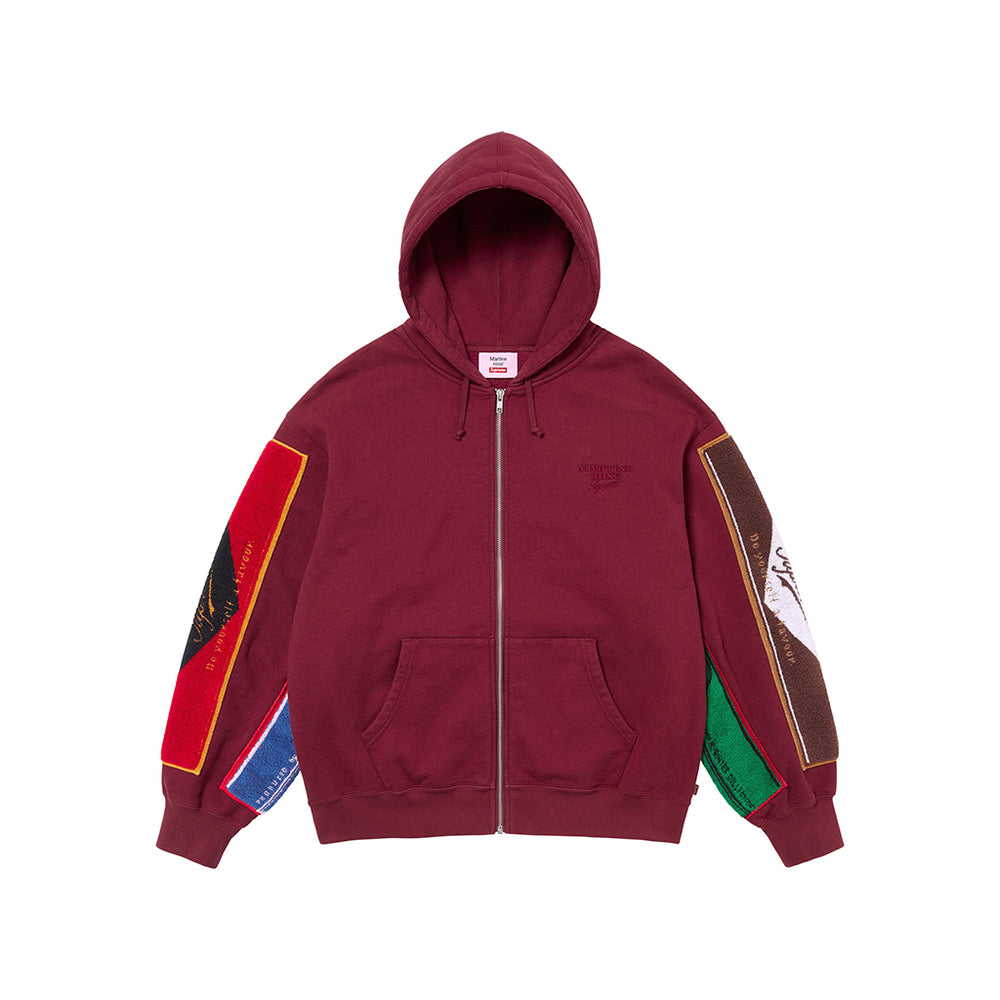 
                      
                        Supreme Martine Rose Towel Zip Up Hooded Sweatshirt Cardinal
                      
                    