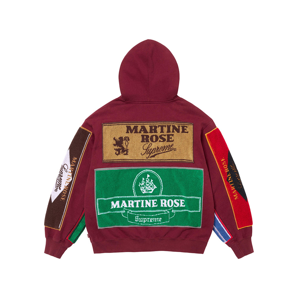 
                      
                        Supreme Martine Rose Towel Zip Up Hooded Sweatshirt Cardinal
                      
                    