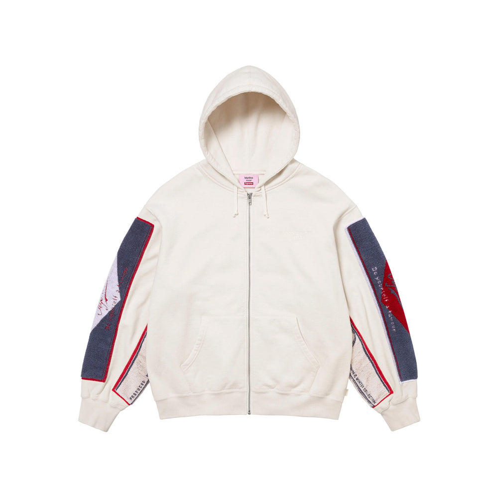 
                      
                        Supreme Martine Rose Towel Zip Up Hooded Sweatshirt White
                      
                    