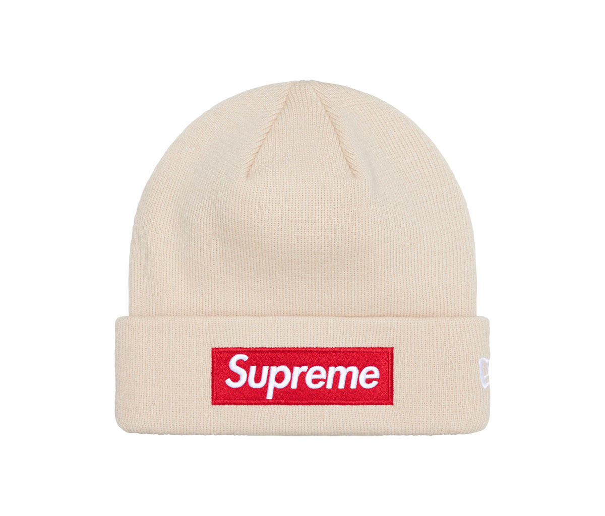 Supreme New Era Box Logo Beanie Stone (FW24)