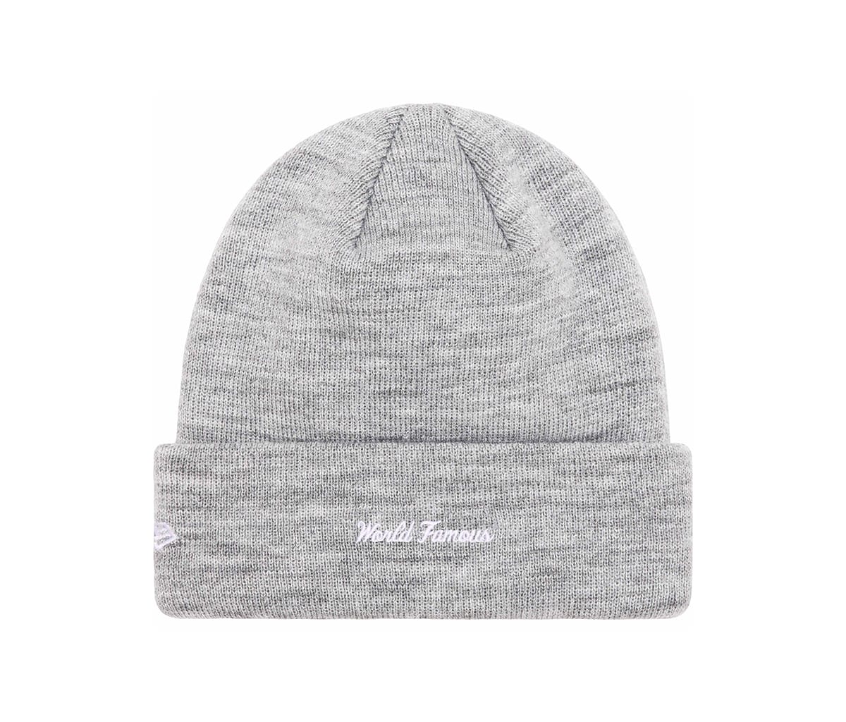 Supreme New Era Box Logo Beanie Heather Grey