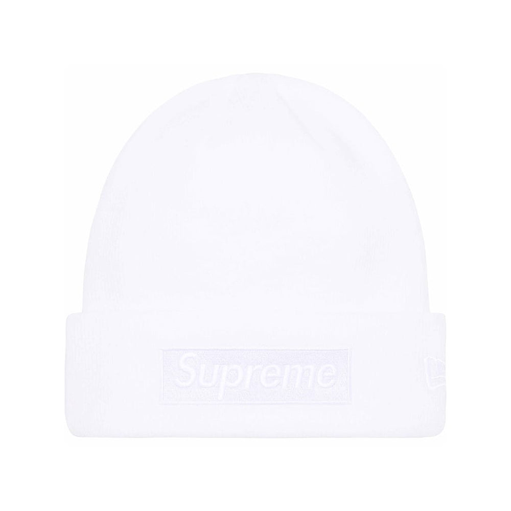 
                      
                        Supreme New Era Box Logo Beanie White
                      
                    